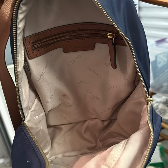 Calvin Klein Navy Backpack - Picture 2 of 11